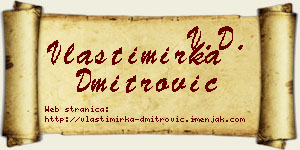 Vlastimirka Dmitrović vizit kartica